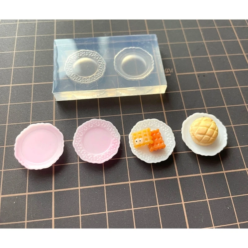 Convenient Silicone Mold for Crafting Small Round Discs Round Silicone Mold for Crystal Dropping Disc Crafts Jewelry