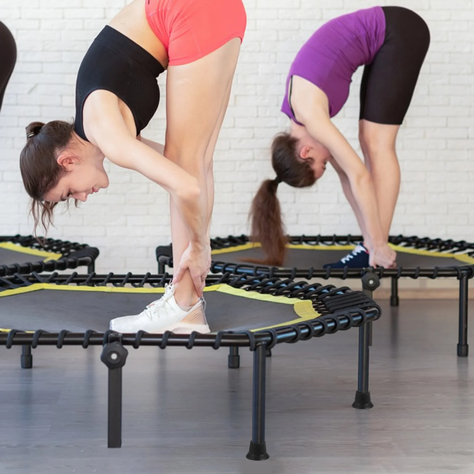 4-delige Trampoline Voetmat Cover Rubberen Voeten Beenverlenging Stoeldoppen Mini Benen Antislip Veilig Meubilair Gemakkelijk te installeren