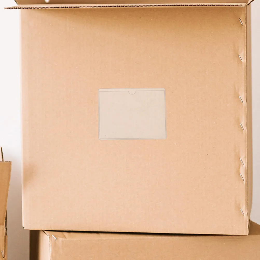 

5 шт. прозрачных пластиковых карманов для карт с клейкой основой, индексные карманы для этикеток, для организации карт в журналах, блокнотах, офисах