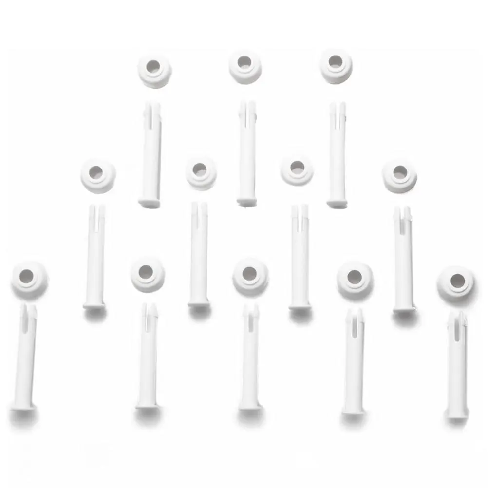 24 قطعة من دبابيس توصيل بلاستيكية لحمام السباحة وأنابيب إطار حمام السباحة ومستلزمات استبدال الصيانة الخالية من الصدأ