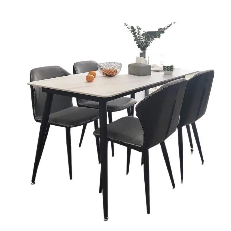 

modern simple dining table household small household