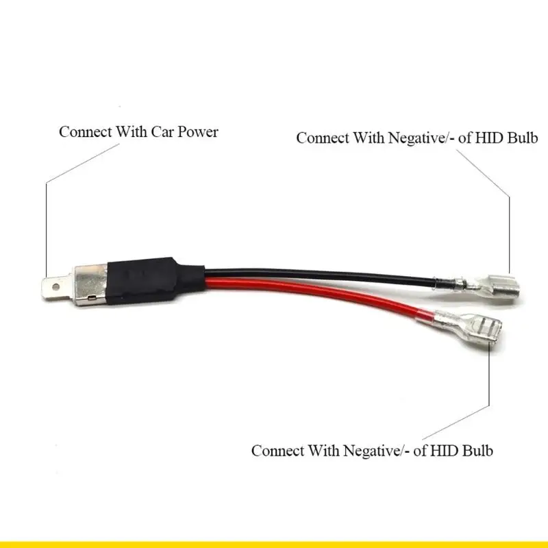 SZCH 2pcs Compact H1 To Bulb Adapter With 12V Compatibility Converter Wiring