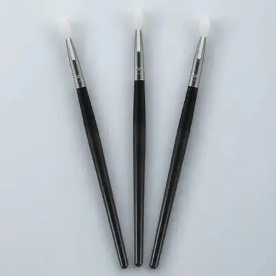 Conjunto de 3 Aplicadores de Silicone para Sombra de Olhos, Máscara Facial, Brilho Labial, Creme, Batom e Pincel para Máscara Facial para Mulheres