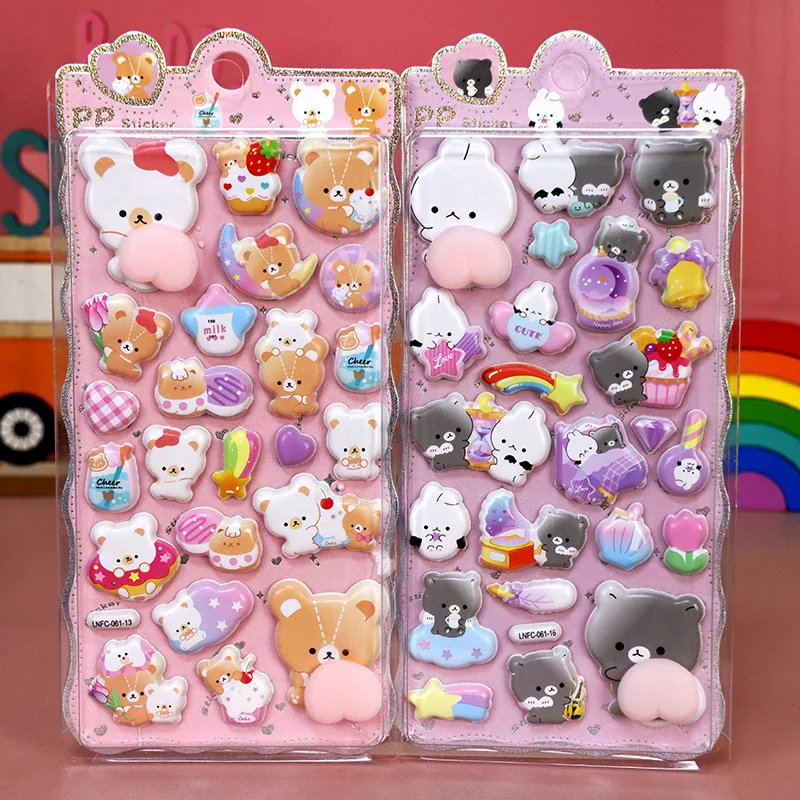 1pc-adesivos-3d-de-coelho-urso-e-cachorro-em-pp-macio-divertidos-e-antiestres-para-diy-decoracao-de-copos-cadernos-e-scrapbooks