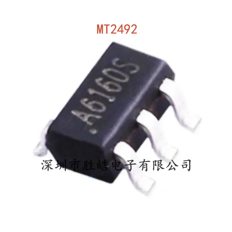 (10PCS)   NEW   MT2492    2A  4.5 V-16V  Input     600KHZ  Buck Converter     SOT-23-6    MT2492   Integrated Circuit