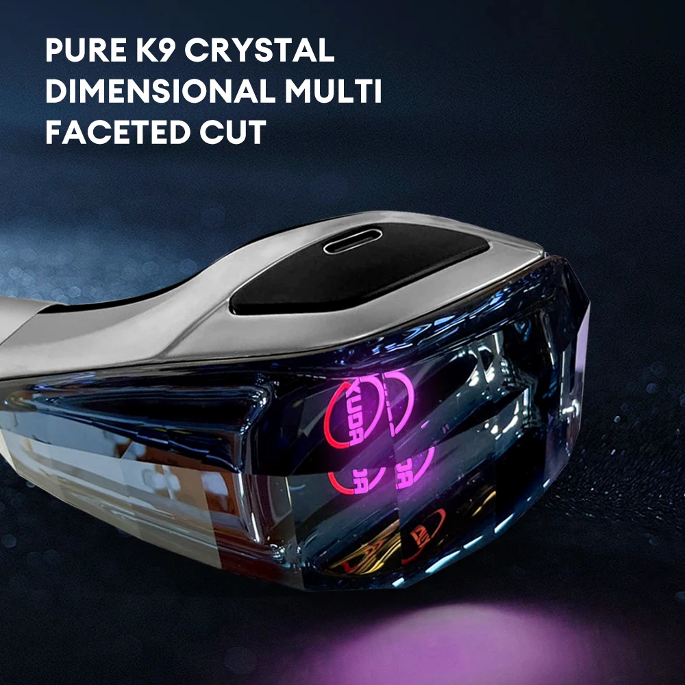 Crystal Shift Head for Toyota, Crystal LED Seven color Lights Shift Grip, Plug and Play, Portable Side Interface