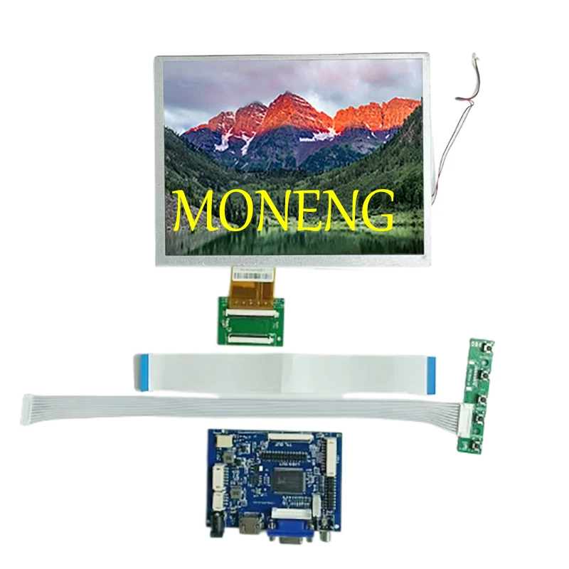 polegadas 800600 60 pinos 43 monitor a104sn03 v1 v1 lcd controlador placa de driver hdmi vga av modulo 104 01