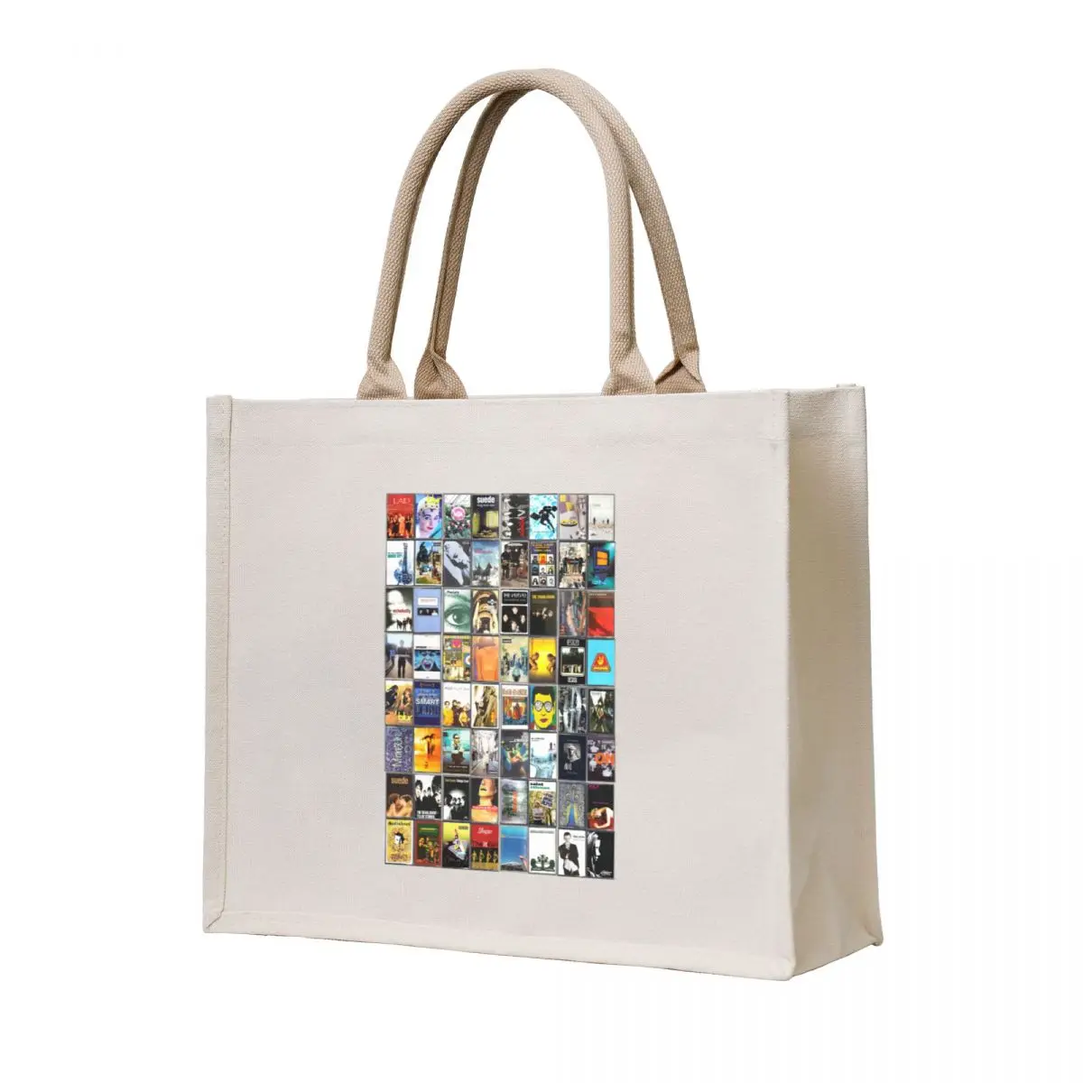 

The Best of Britpop - Vintage Cassette Album Cover Art Tote Bag Custom bag Customizable tote bag Shopper handbag Handbags