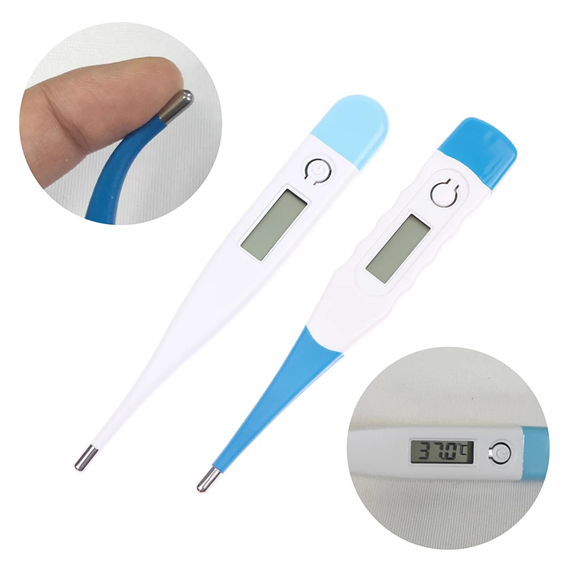 

Convenient Storage Soft/Hard Head Sick Fever Measurement Thermometer Useful Clear And Clear Childrens Armpit Thermometer