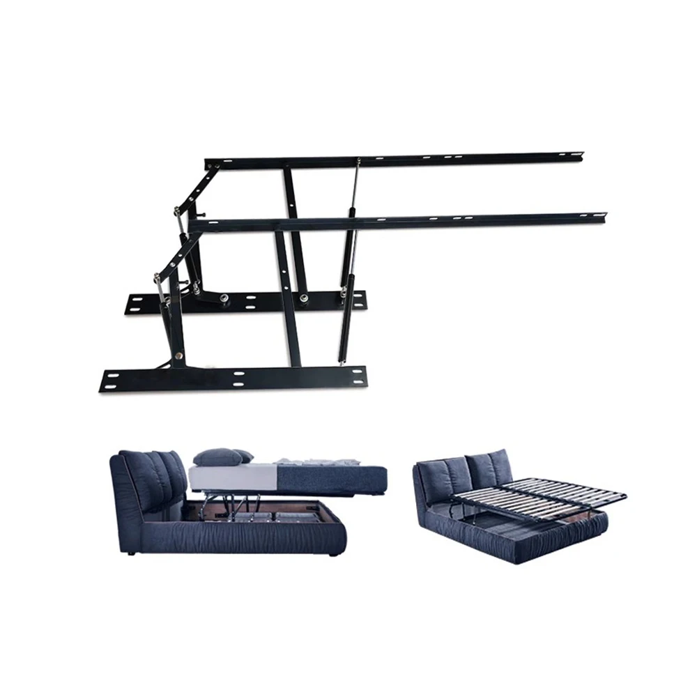 Bed Box Lifter Air Rod Support Frame Balance Air Rod Support Frame Ribbed Bed Lifter Tatami Accessories