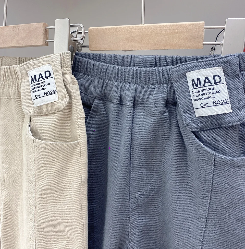 Boys Pants Children Pants 2023 Autumn New Cargo Pant Children Ankle Pants Autumn Korean Style Casual Pant Boys Clothes image 6