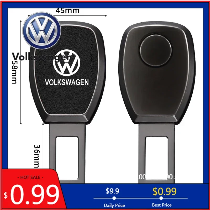 

Подстаканники 1/2 шт. Автомобильный удлинитель ремня безопасности Пряжка Зажим ремня безопасности для VW Volkswagen Polo Golf 5 6 7 Passat B5 B6 Автомобиль