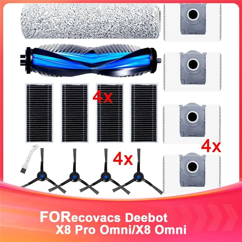 

Набор аксессуаров AUAU-15Pack для замены деталей робота-пылесоса Ecovacs Deebot X8 PRO OMNI/X8 OMNI
