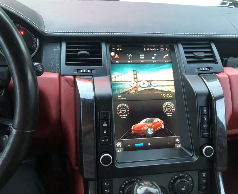 

12,1-дюймовый автомобильный аудиостерео радиоприемник Android 12 для Land Rover Range Rover Sports 2006-2009 с Carplay Android Auto лучшее качество