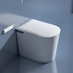 Pequeño apartamento s 52cm tamaño pequeño inodoro integrado automático para el hogar sin presión de agua
