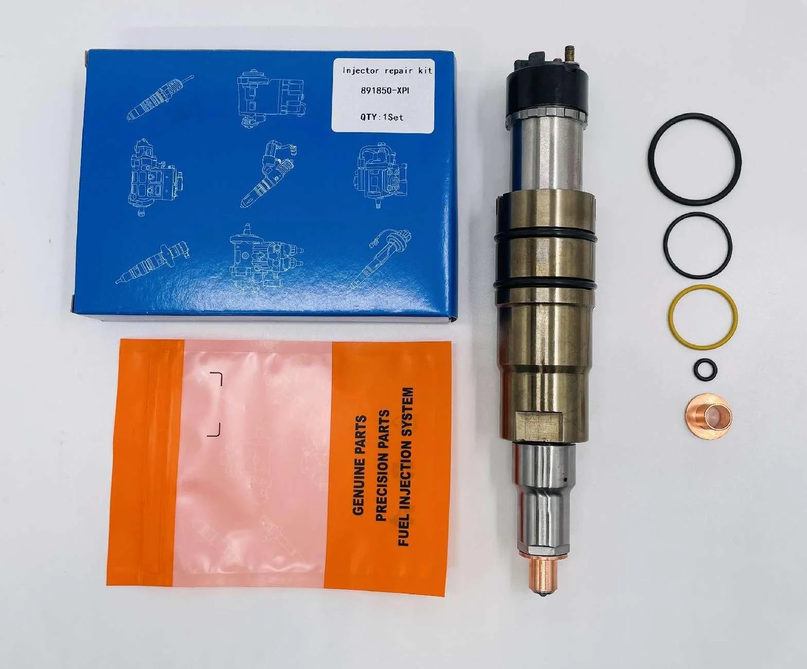 6pcs/lot WEIYUAN Fuel Injector Repair Kit For Cummins X15, PT, For Stania XPI, ISX, For Detroit N70, For Bosch Iveco 701 series