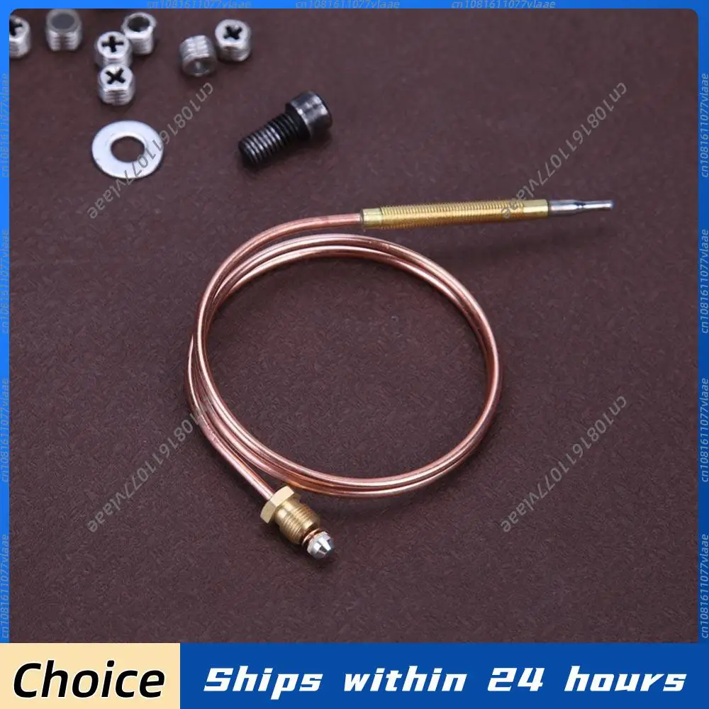 

60/120cm Gas Thermocouple for Hot Water Boiler with 5 Fixed Parts Gas Valve Induction Line Thermocouple For Ovens Boilers