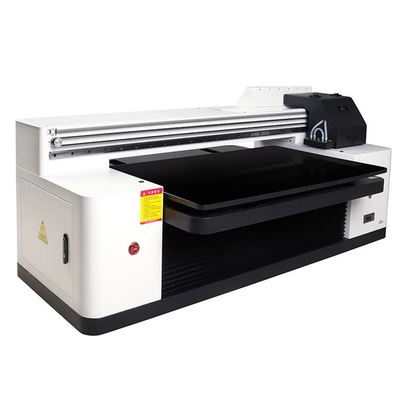 6090 three-nozzle uv printer, glass metal acrylic pvc mobile phone case cylindrical t-shirt printing machine