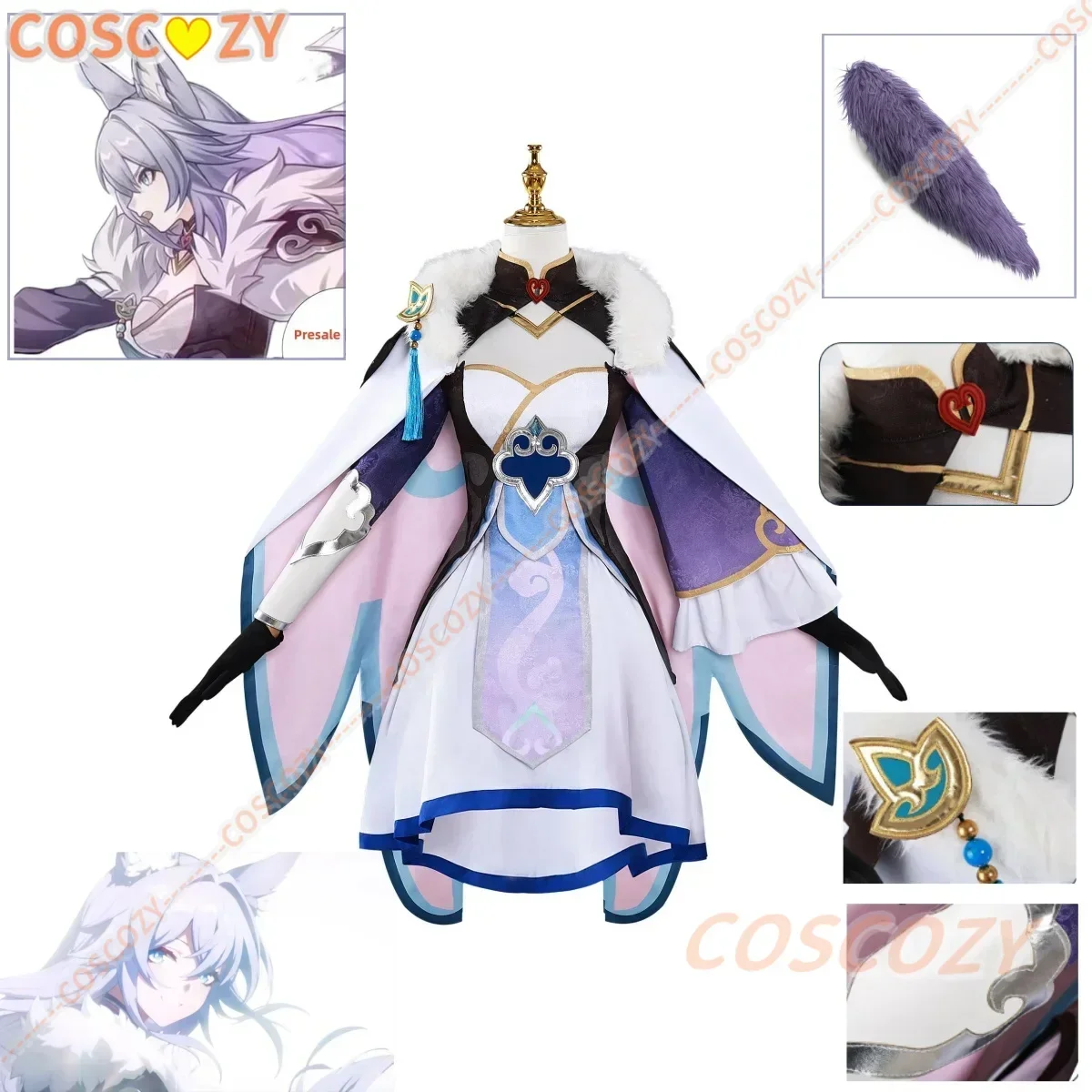 

CosplayHonkai Star Rail Baiheng Cosplay Costume Wig Full Set Outfit Bai Heng Cosplay Dress With Accessory Baiheng Cosplay Wig Pr