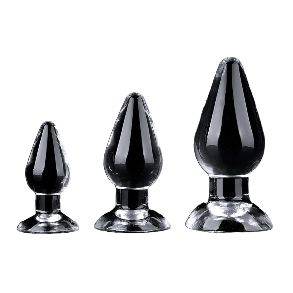 Transparent Tpe Anal Plug And Beads Set For Dilation Training_voghion.com