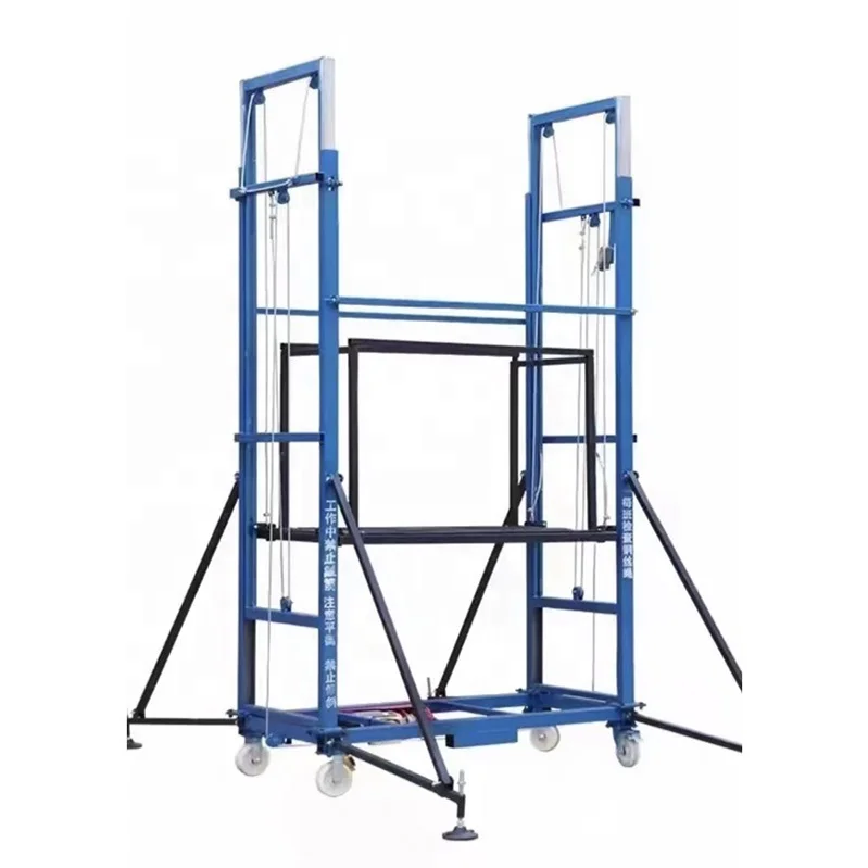 Steel Electric Scaffold for Elevated Construction Access Electric Lifting Platform for Warehouse and Cargo Loading Use