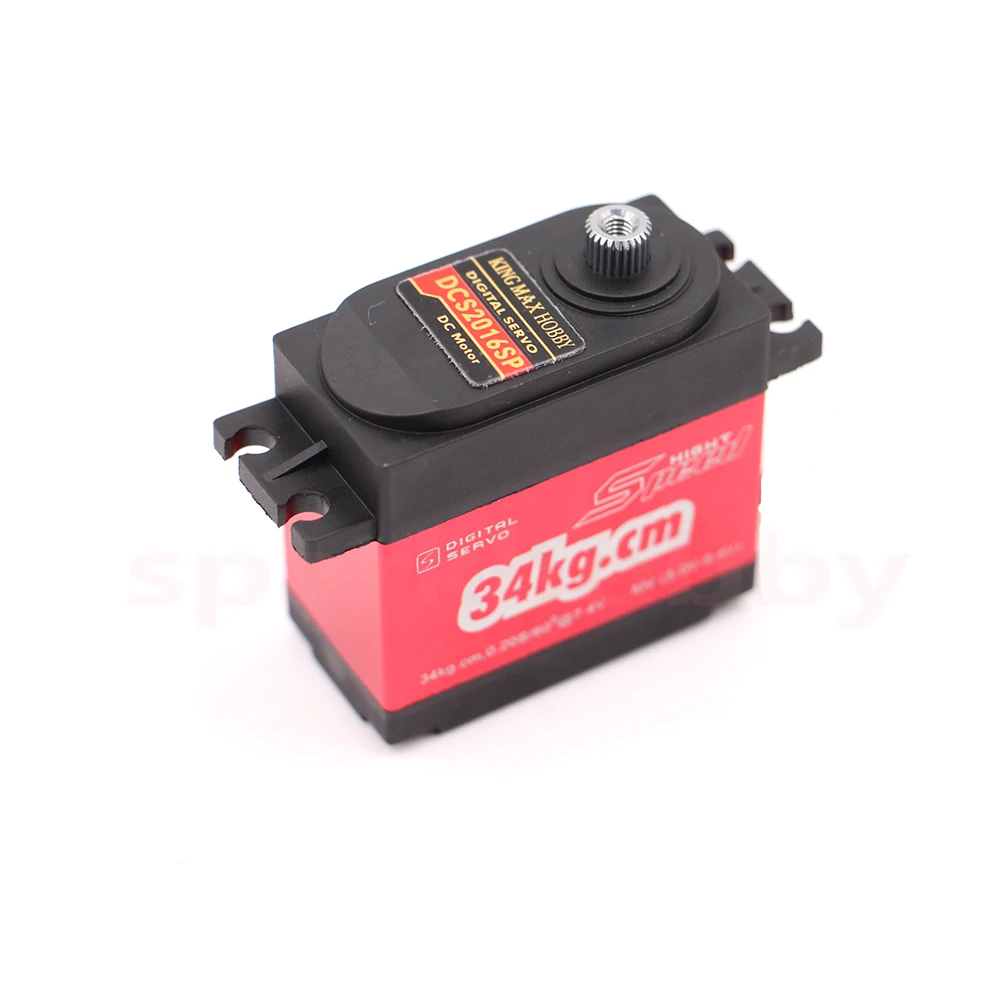 KINGMAX DCS2016SP 28-500CC Aircraft Waterproof 34kg High Voltage Metal Digital Servo For Remote Control Aircraft Car Buggy Robot