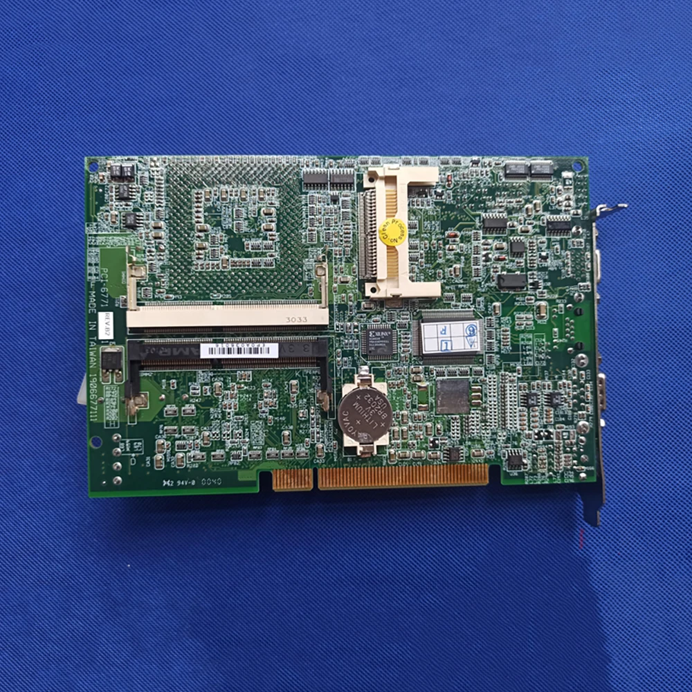 PCI-6771 REV.B2 PCI-6771F-00B2 For Advantech Half-length Industrial Control Motherboard PCI-6771F