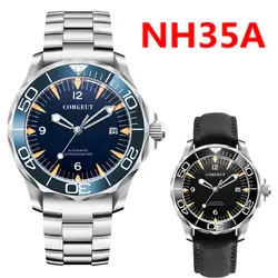 Luxury Corgeut NH35 Watch 41mm Men Watches Ceramic Bezel Sport Watch Male Clock Luminous 10Bars Automatic Mechanical Wristwatch