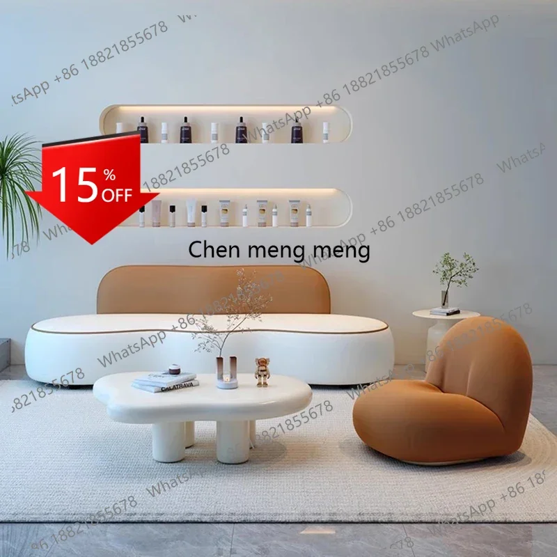 

E153 Cloud Nordic Outdoor Sofa Lounge Floor Love Seat White Designer Living Room Sofas Relaxing Cheap Sillon Cama Hotel Furnitur