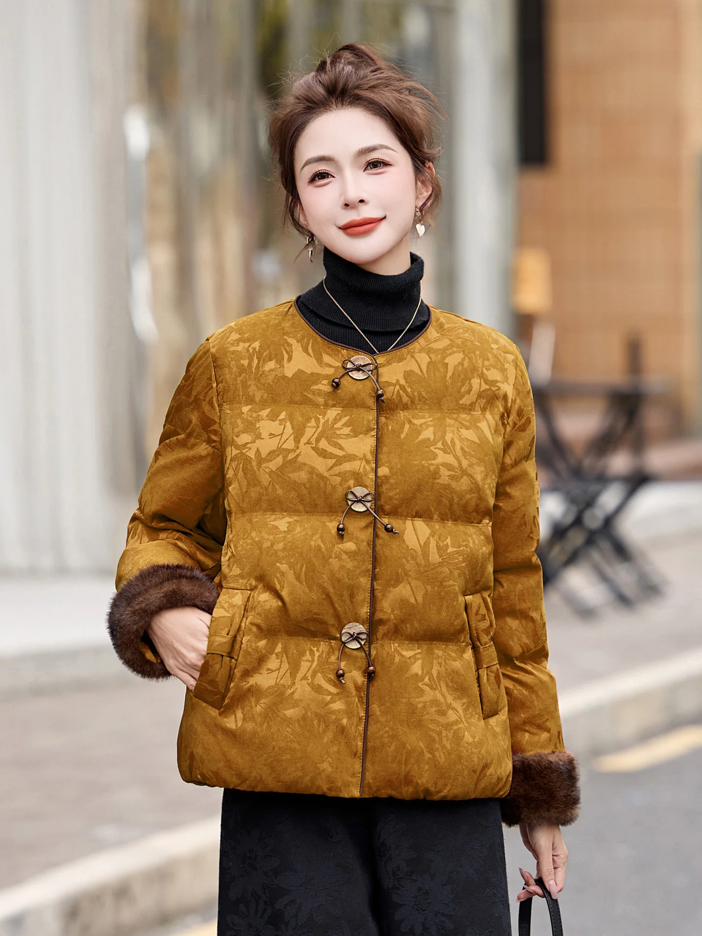 Ele branco du down puffer jaet feminino inverno faion alta quali bordado design solto ajuste luxo sle casaco