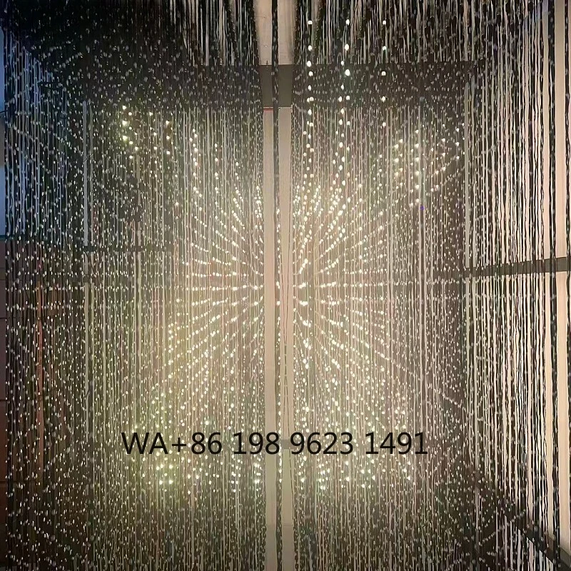 3D LED Matrix Light RGB SPI Control Display Flash Effect Exhibition Stage Wedding Party Club Event Decor