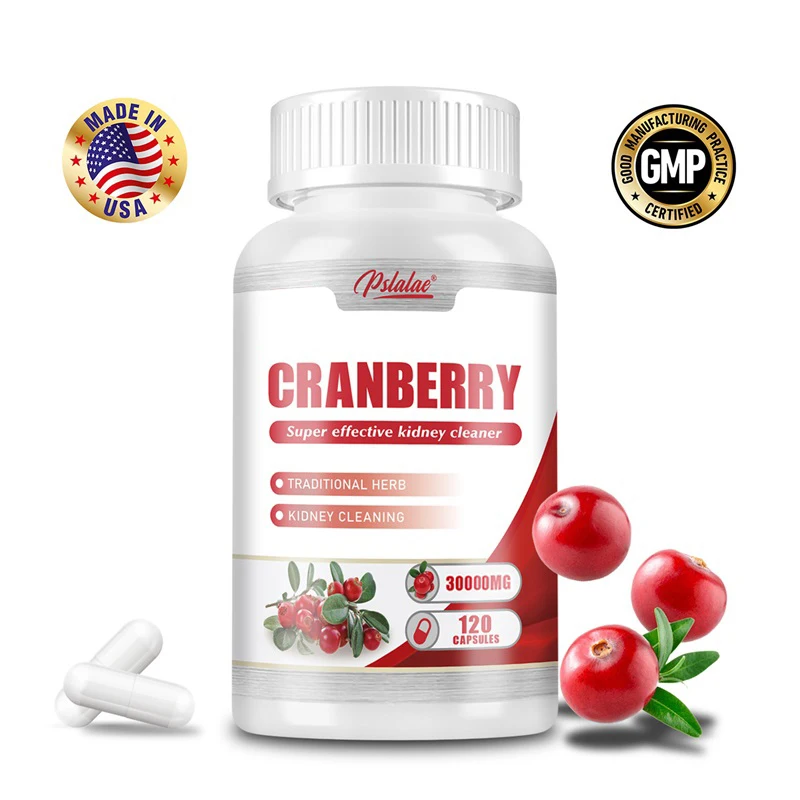 

Cranberry Capsules 3000mg Supplement + Vitamin C - Urinary Tract Balance, Bladder Control Health