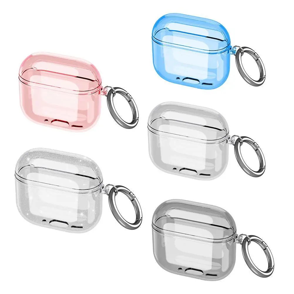 Para apple airpods4 caso de fone de ouvido para tpu transparente 4 geração caso capa protetora para airpods 4 caso transparente