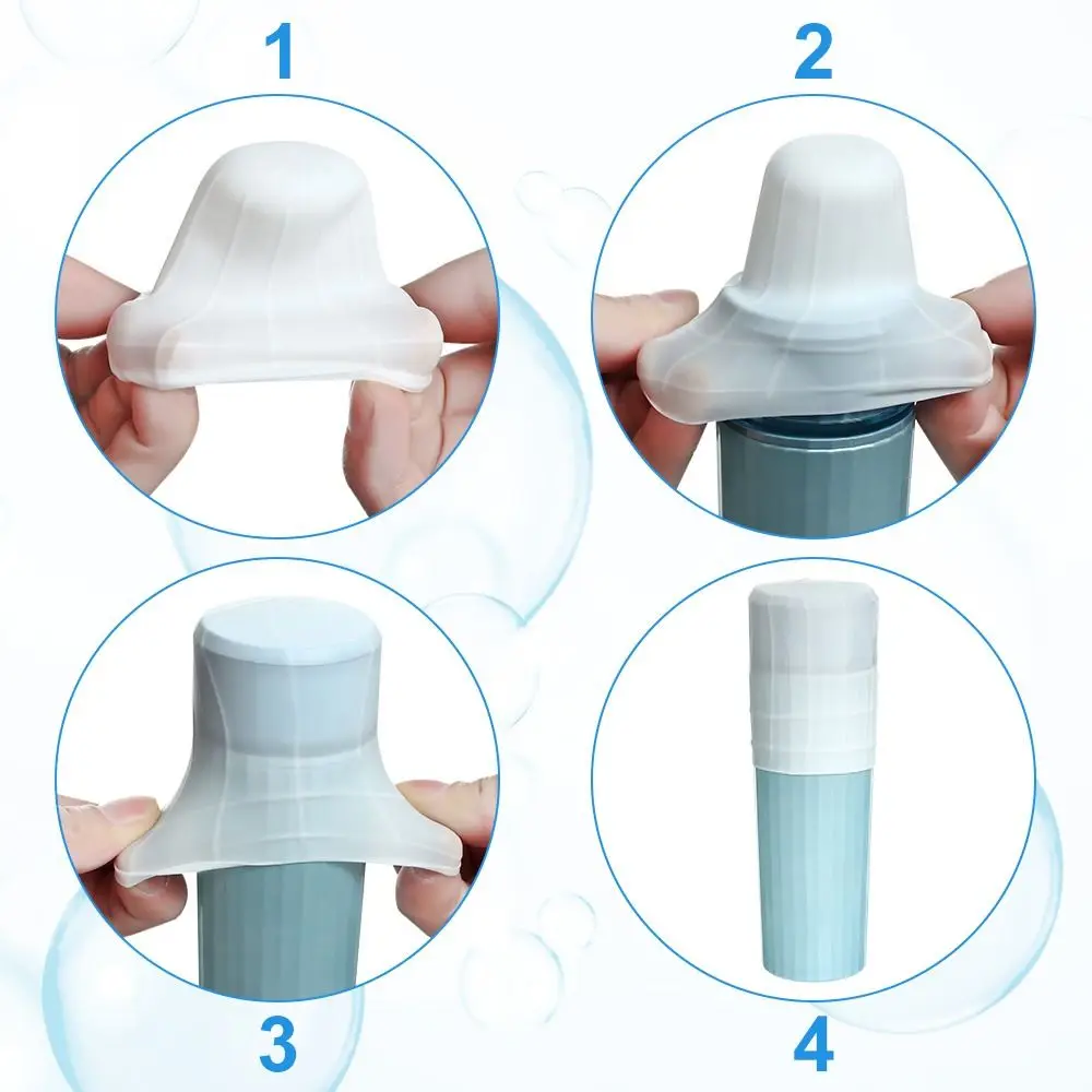 8Pcs Elastic Sleeve for Leak Proofing Travel Container in Luggage Silicone Leak Proof Sleeves for Travel