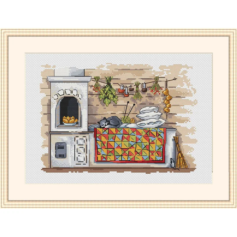 

ZZ1359 DIY Homefun Cross Stitch Kit Packages Counted Cross-Stitching Kits New Pattern NOT PRINTED Cross stich Painting Set
