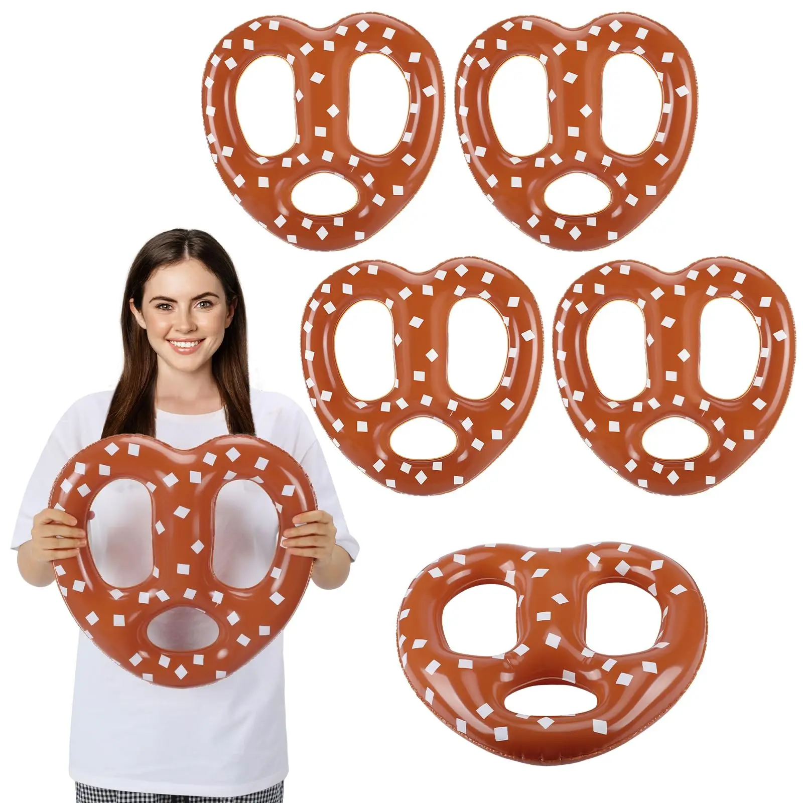 

Oktoberfest Decorations Pretzel Inflatable Oktoberfest Pretzels Set October Fest Party Decor and Supplies Ballons & Accessories