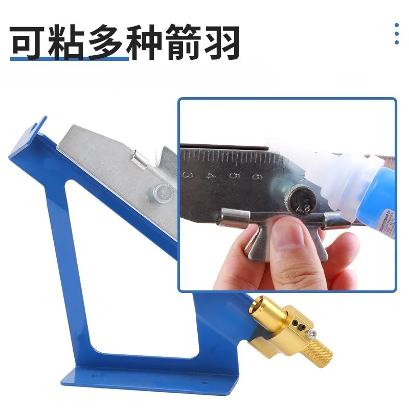 New SPG Metal Arrow Fletching Jig, Arrow Vane Gluing Tool, Archery Equipment for Compound Bow, Factory Direct Supply in Stock