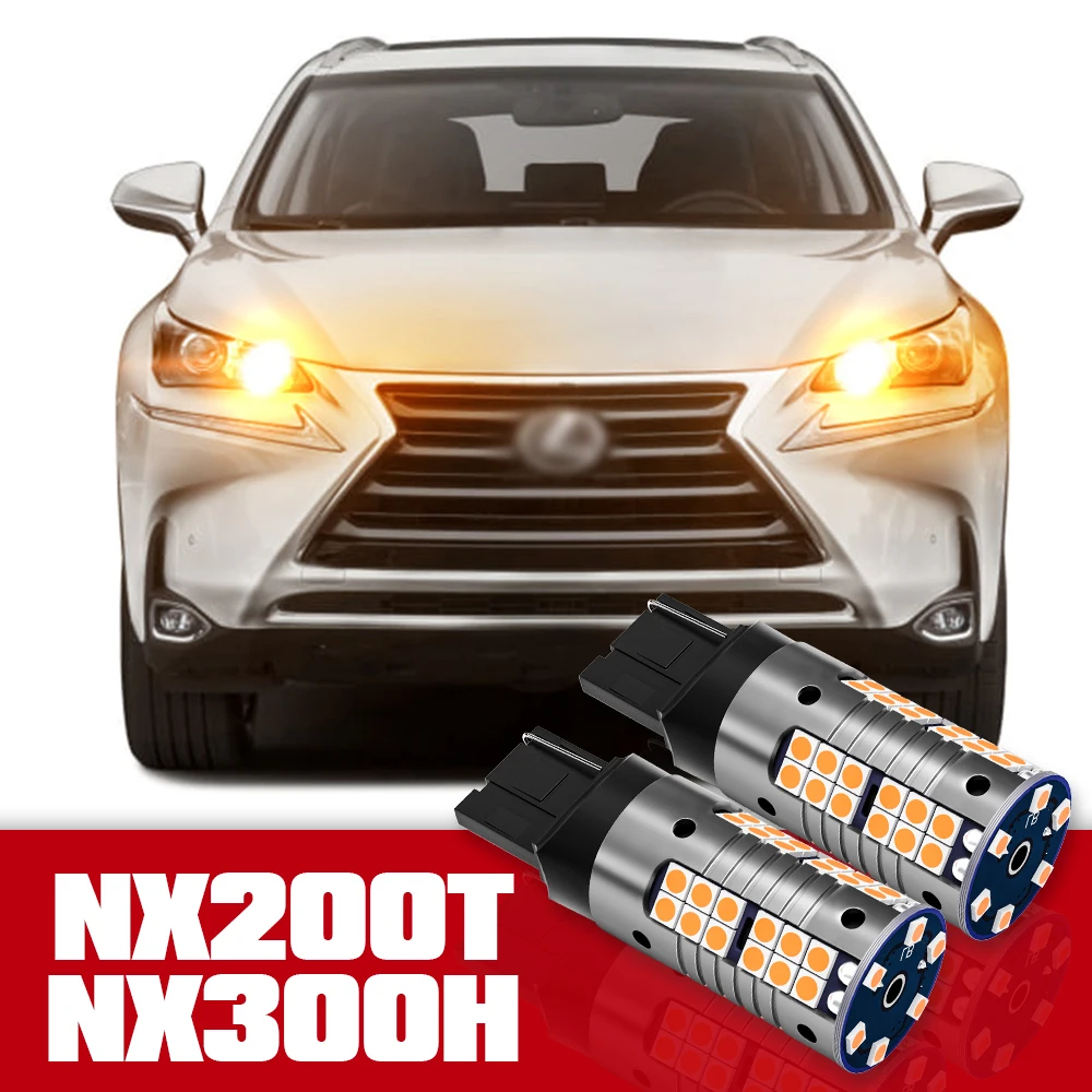 2pcs LED Accessories Turn Signal Light Bulb Lamp For Lexus NX200T NX300H 2015 2016 2017