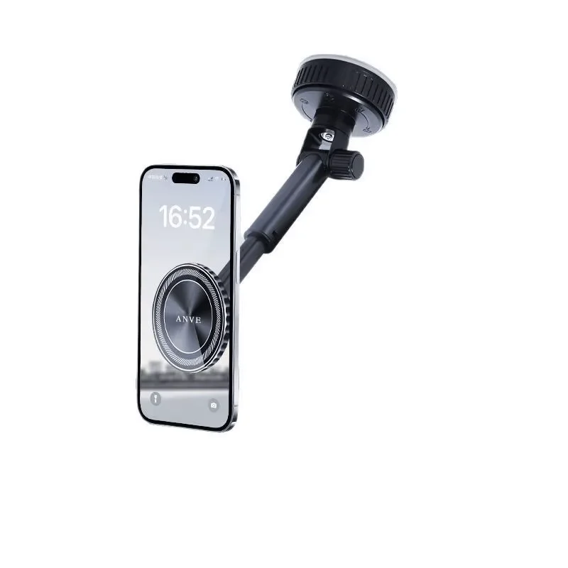 

Wholesale Cross-Border Universal Metal Car Mount Phone Holder Dashboard Navigation Bracket Rotating Glass Compatible All Cars