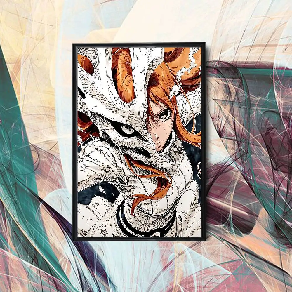 Animated Combat Orihime Inoue BLEACH Poster HD Art Sticky Wall Waterproof Home Living Room Bedroom Bar Aesthetic Decoration view 2