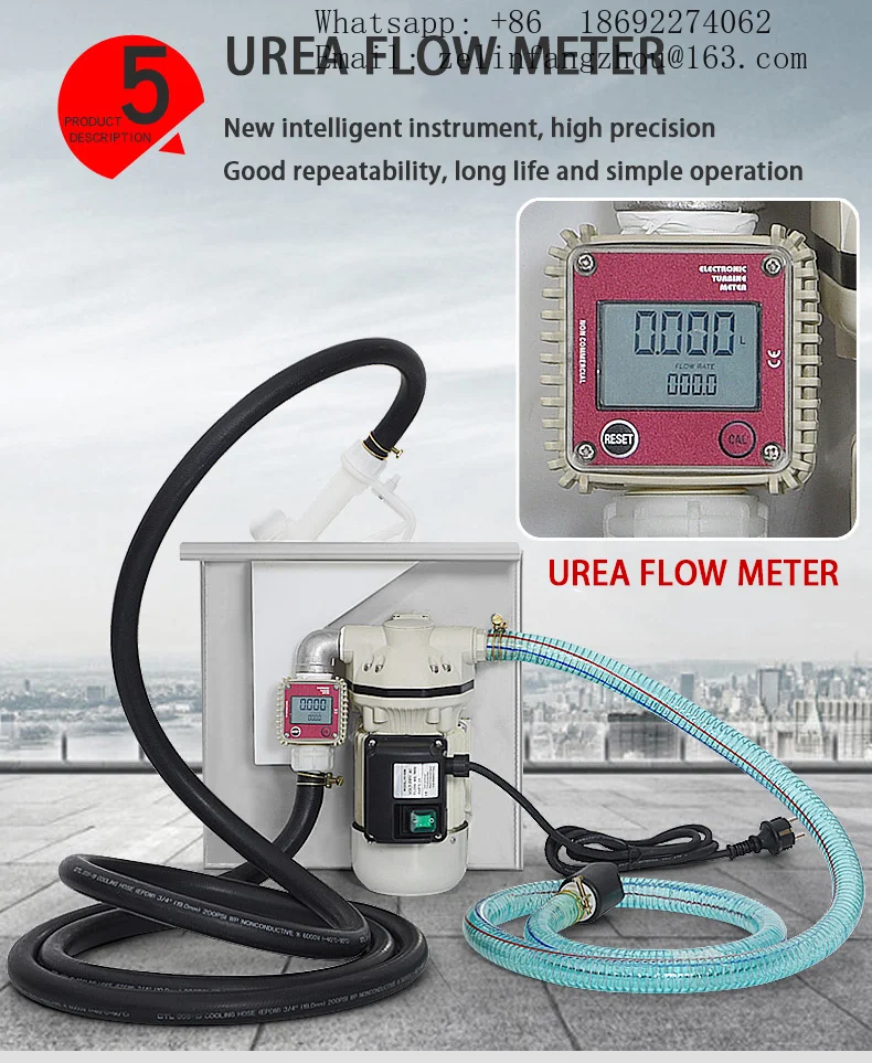 CAVITT AC DC High Pressure Corrosion Resistant Urea Transfer Pump Self Priming Diaphragm Chemical Hose Auto Nozzle OEM