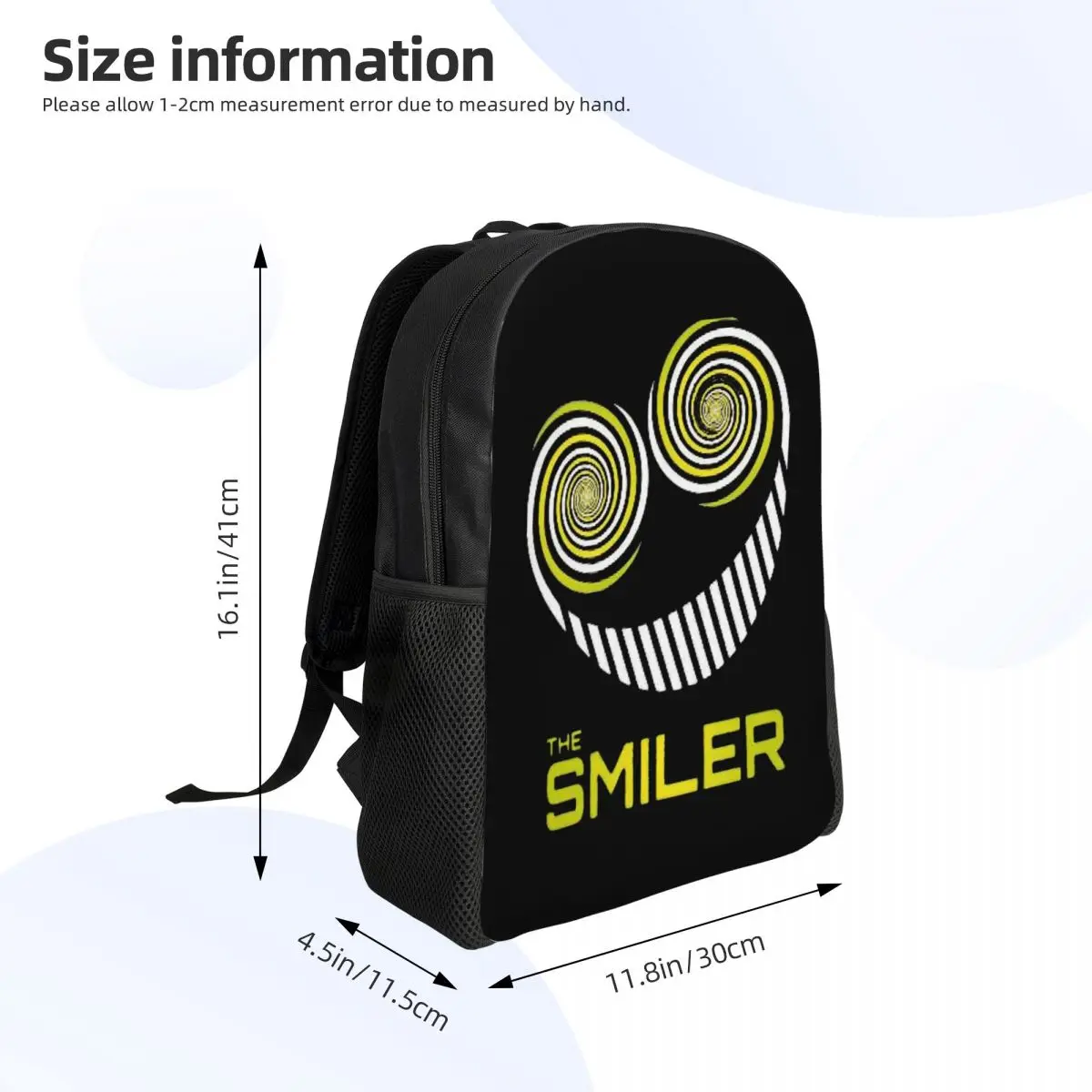 The Smiler Alton Towers Merch Uk Active Student Backpack School Bag Hiking Travel Daypack for Boys Girls Bookbag Shoulder Bags