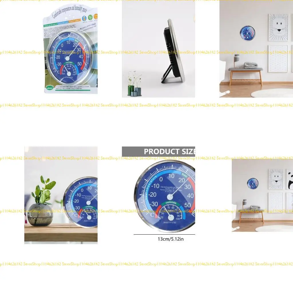 

Q2Q4 Home Home Home Baby Room Supt Mount Analog Thermometer Hygrometer (английская версия)