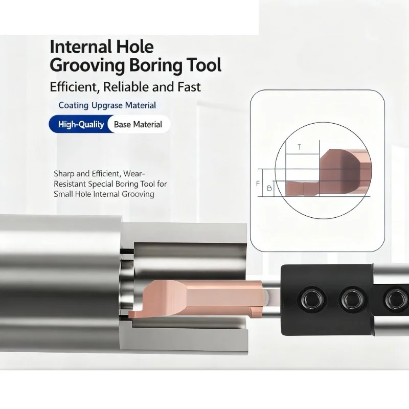 YS MFR Small Diameter End Face Boring Tools Tungsten Steel Carbide CNC Machine Seismic Resistant Inner Boring Hole Tool