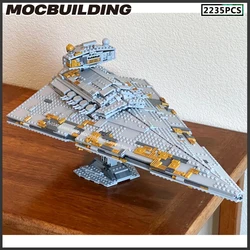 Movie Spaceship Moc Building Blocks Modification For 75394 DIY Assembly Technology Bricks Collection Toys Xmas Gifts