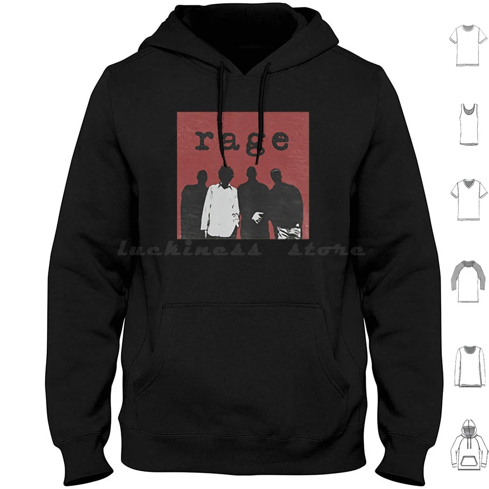 Silhouette Box Hoodie Cotton Long Sleeve Rage Against The Machine Ratm Music Rage Band Tom Morello Against Machine