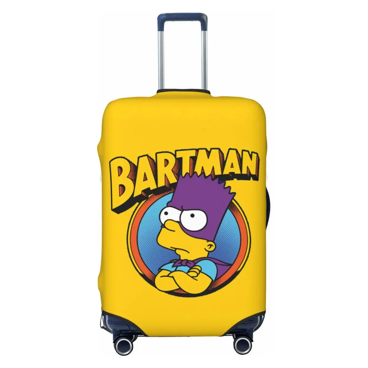 

Custom Fashion Simpsons Bart Luggage Cover Protector Dust Proof Travel Suitcase Covers