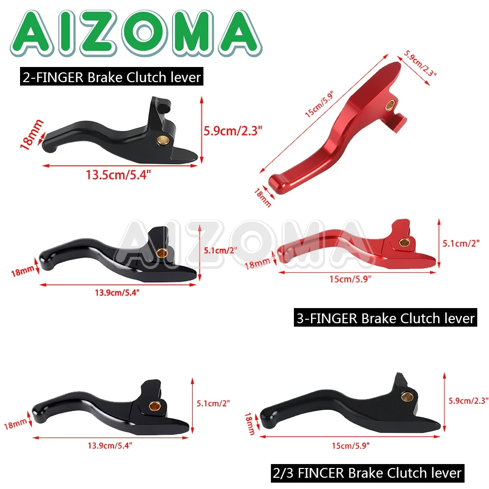 Motorcycle Brake Clutch Lever Aluminum 3 Fingers Clutch Perch Controls For Harley Softail Fat Boy S FLSTFBS Slim S FLSS 2017