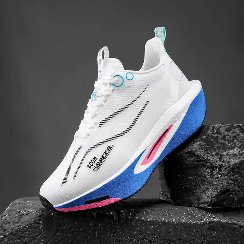 أحذية جري رياضية كاجوال ومريحة للرجال - قماش علوي قابل للتنفس، نعل مبطن مقاوم للانزلاق ومقاوم للاهتراء 35-45