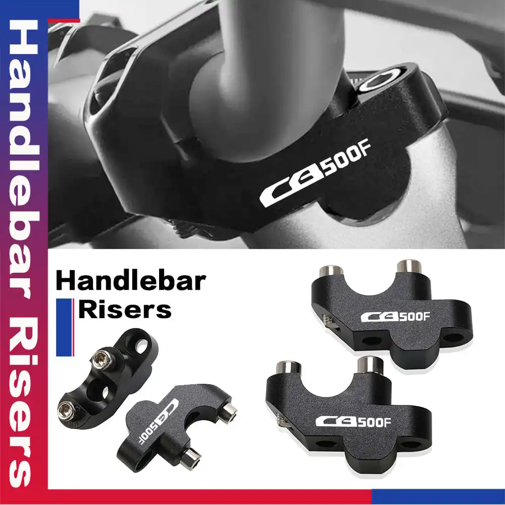 

22mm 7/8" Motorcycle CB 500F Accessories Handlebar Riser Fat Bar Mount Risers For Honda CB500F 2013 2014 2015 2016 2017 CB500 F